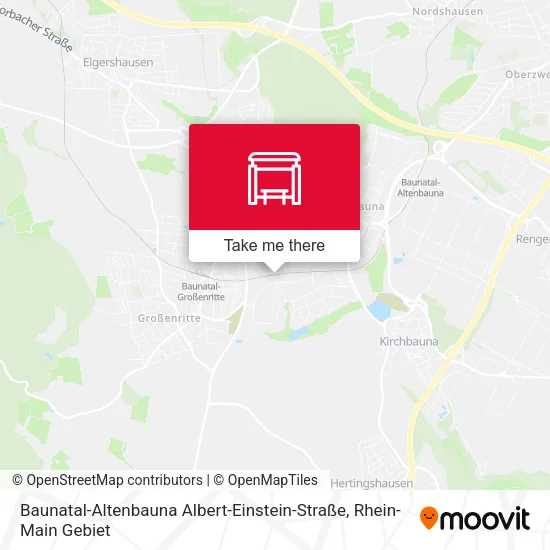 Карта Baunatal-Altenbauna Albert-Einstein-Straße