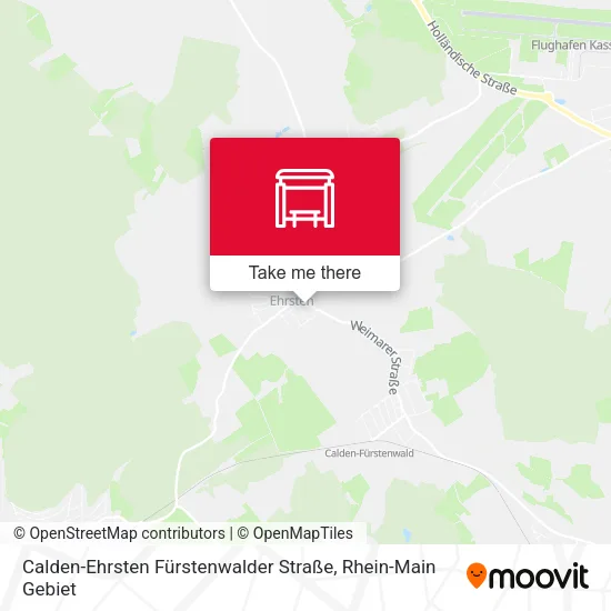 Карта Calden-Ehrsten Fürstenwalder Straße