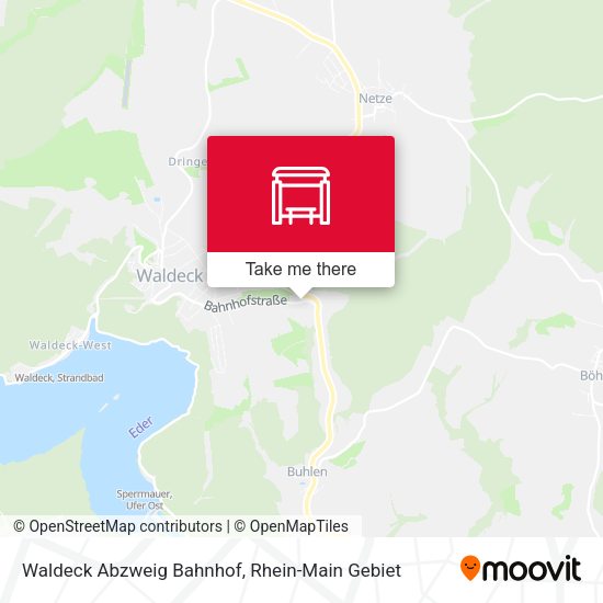 Карта Waldeck Abzweig Bahnhof