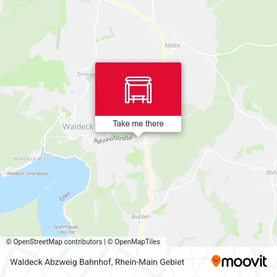 Карта Waldeck Abzweig Bahnhof