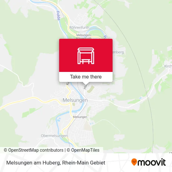 Карта Melsungen am Huberg