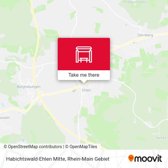Карта Habichtswald-Ehlen Mitte