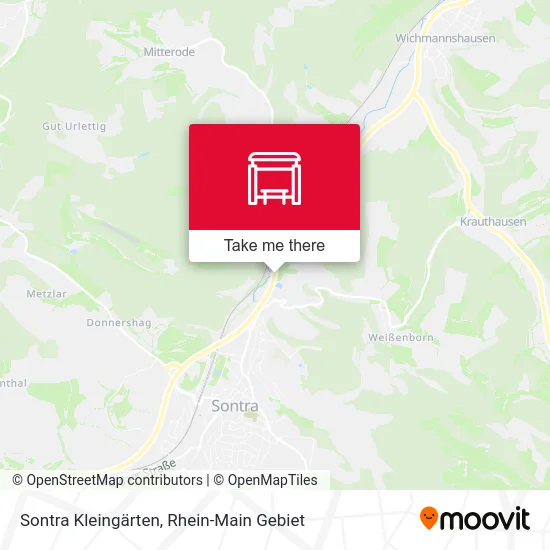 Карта Sontra Kleingärten