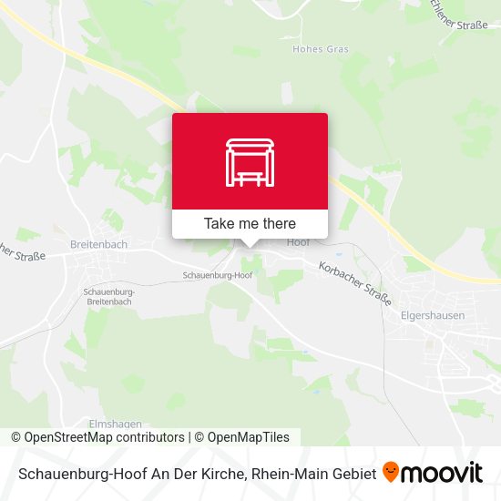 Карта Schauenburg-Hoof An Der Kirche