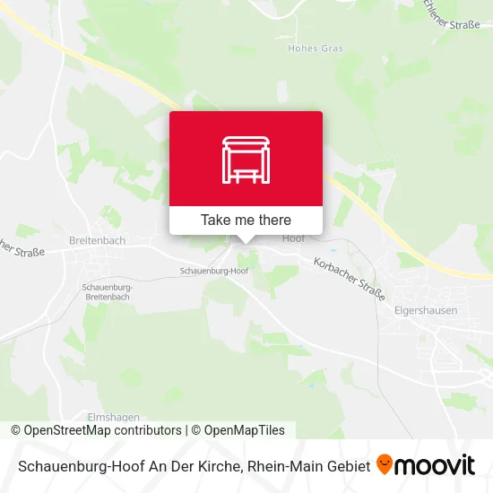 Карта Schauenburg-Hoof An Der Kirche