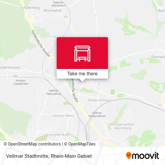Карта Vellmar Stadtmitte
