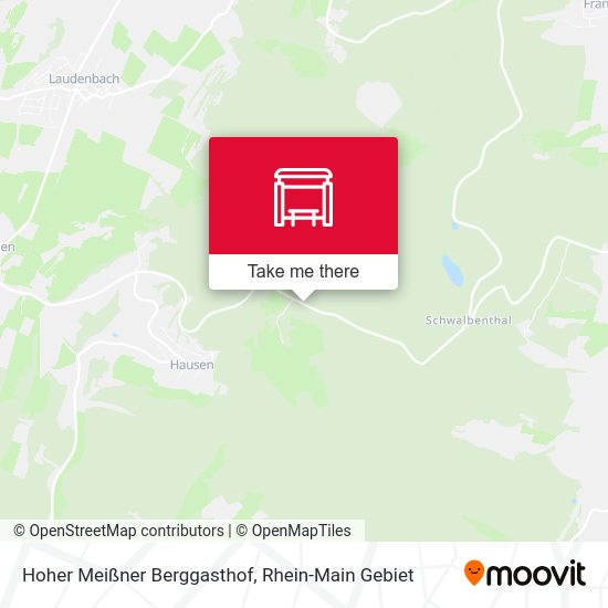 Карта Hoher Meißner Berggasthof