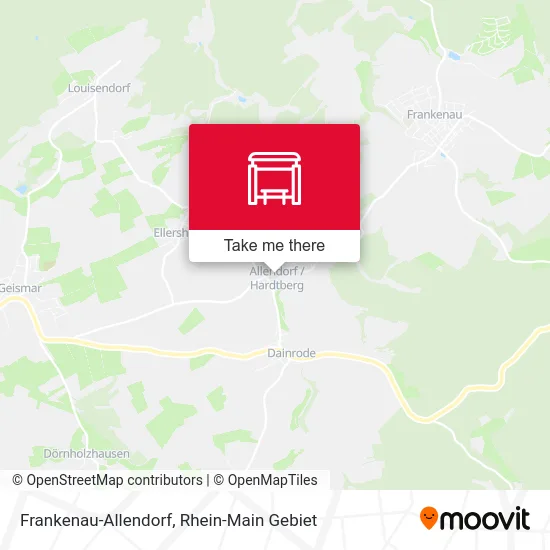 Карта Frankenau-Allendorf