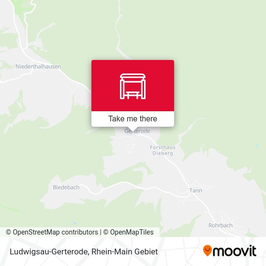 Карта Ludwigsau-Gerterode