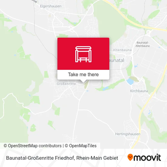 Карта Baunatal-Großenritte Friedhof