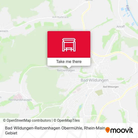 Карта Bad Wildungen-Reitzenhagen Obermühle