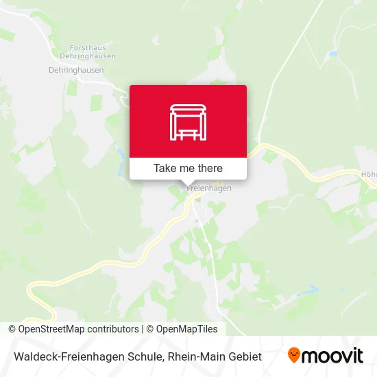 Карта Waldeck-Freienhagen Schule