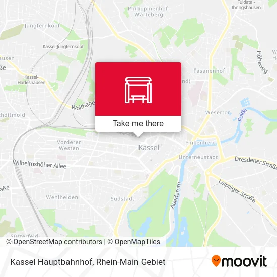 Карта Kassel Hauptbahnhof