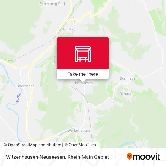 Карта Witzenhausen-Neuseesen