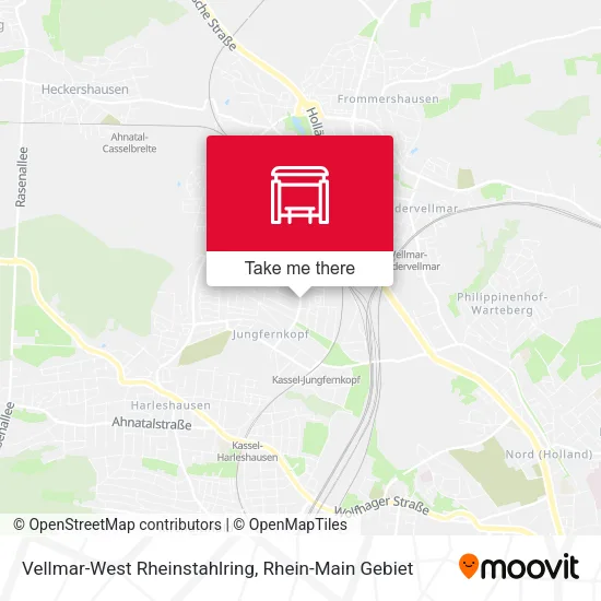 Карта Vellmar-West Rheinstahlring