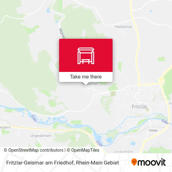 Карта Fritzlar-Geismar am Friedhof