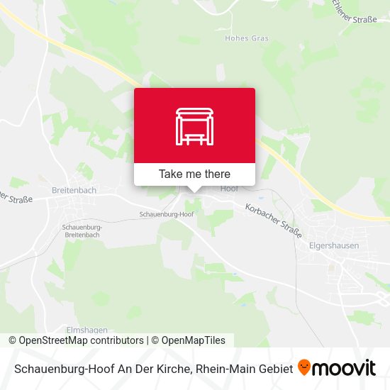Карта Schauenburg-Hoof An Der Kirche