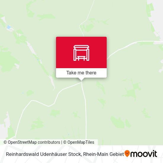 Карта Reinhardswald Udenhäuser Stock