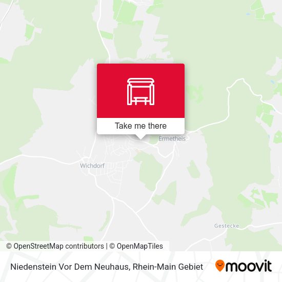 Карта Niedenstein Vor Dem Neuhaus
