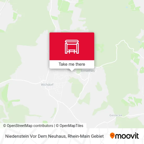 Карта Niedenstein Vor Dem Neuhaus