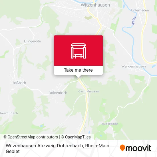 Карта Witzenhausen Abzweig Dohrenbach