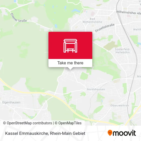 Карта Kassel Emmauskirche