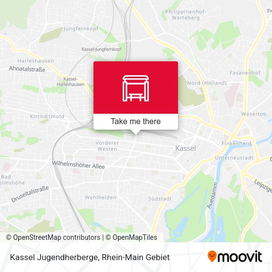 Карта Kassel Jugendherberge