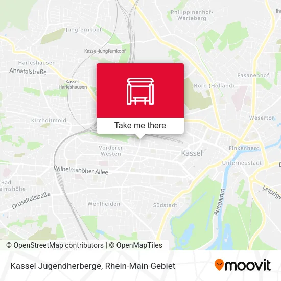 Карта Kassel Jugendherberge