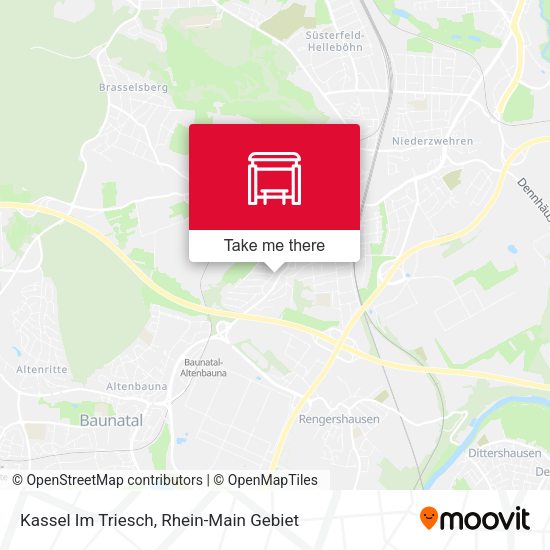 Карта Kassel Im Triesch