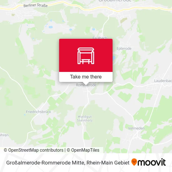 Großalmerode-Rommerode Mitte map