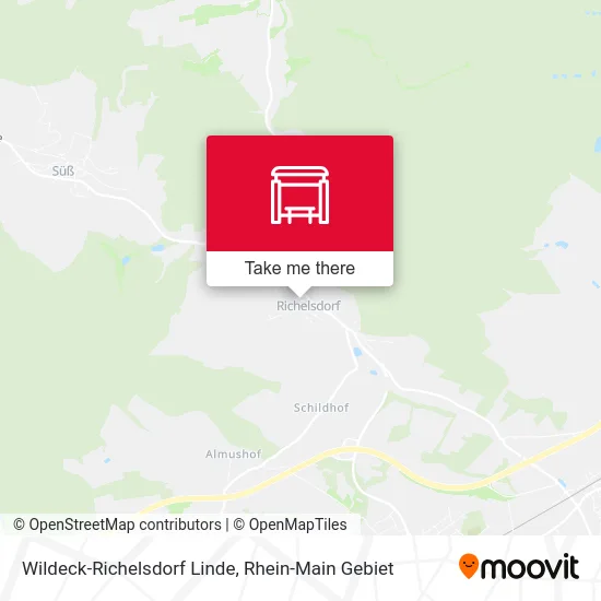 Карта Wildeck-Richelsdorf Linde