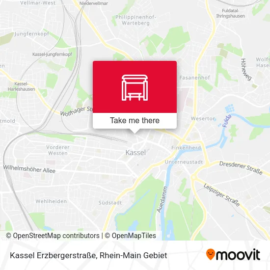 Карта Kassel Erzbergerstraße
