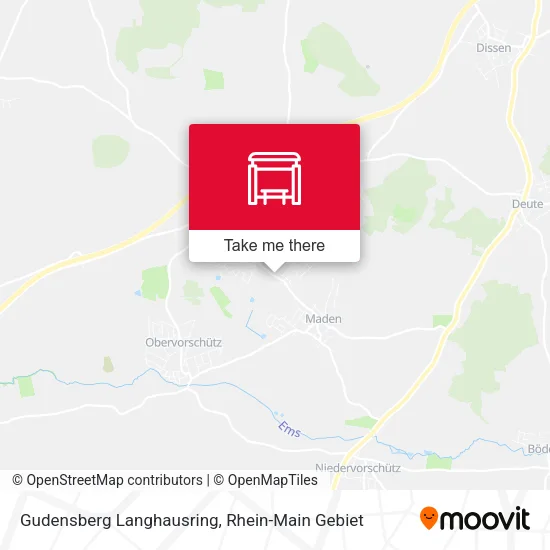 Карта Gudensberg Langhausring