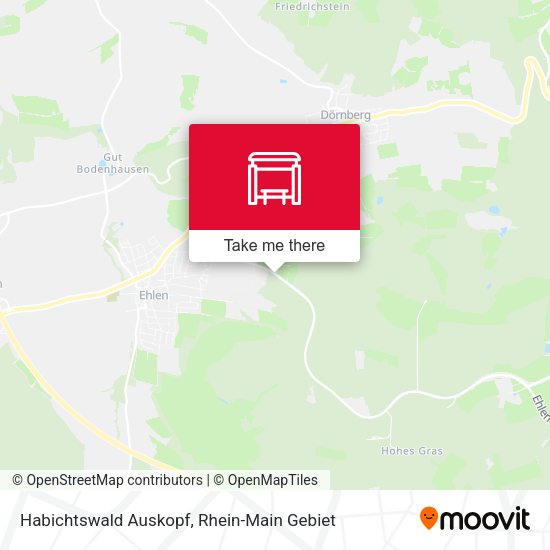 Карта Habichtswald Auskopf