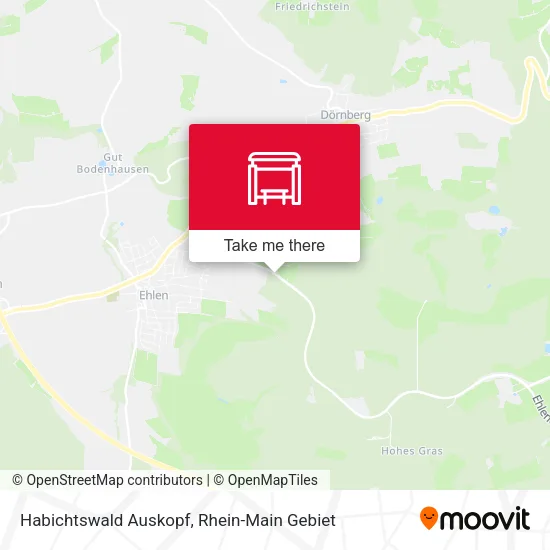 Карта Habichtswald Auskopf