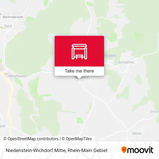 Niedenstein-Wichdorf Mitte map