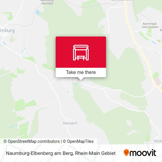 Карта Naumburg-Elbenberg am Berg