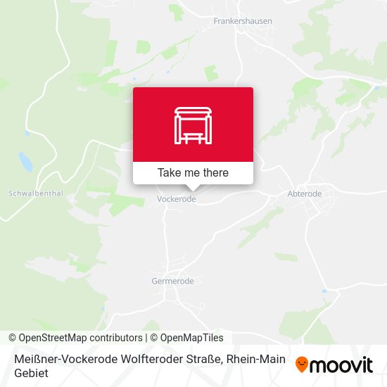 Карта Meißner-Vockerode Wolfteroder Straße