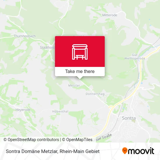 Карта Sontra Domäne Metzlar