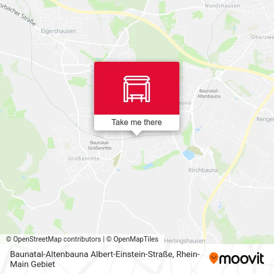 Карта Baunatal-Altenbauna Albert-Einstein-Straße