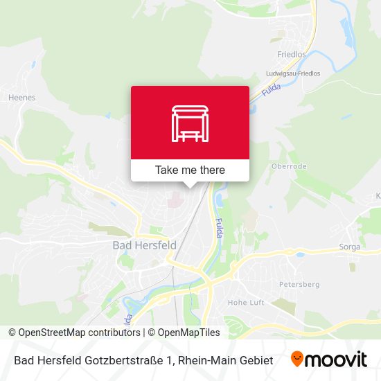 Карта Bad Hersfeld Gotzbertstraße 1