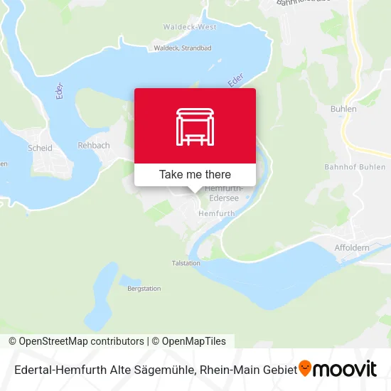 Карта Edertal-Hemfurth Alte Sägemühle