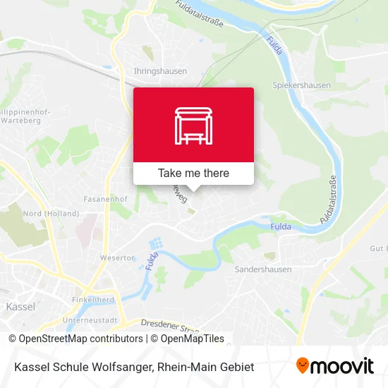 Карта Kassel Schule Wolfsanger