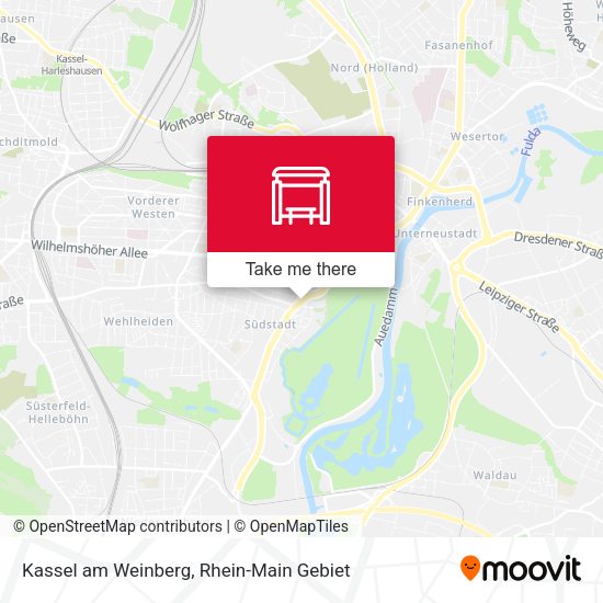 Карта Kassel am Weinberg