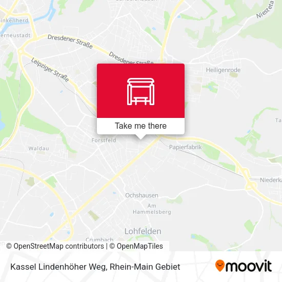Карта Kassel Lindenhöher Weg