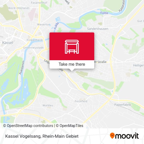 Карта Kassel Vogelsang