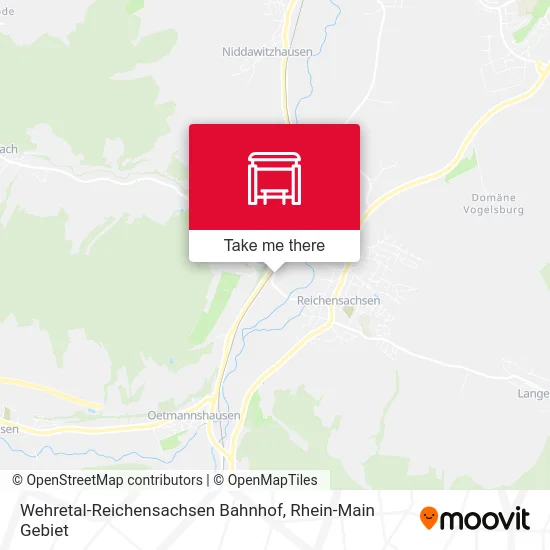 Карта Wehretal-Reichensachsen Bahnhof