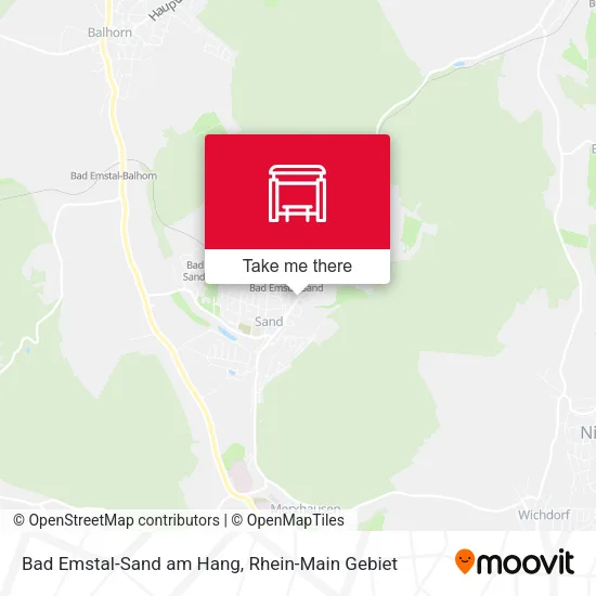 Карта Bad Emstal-Sand am Hang