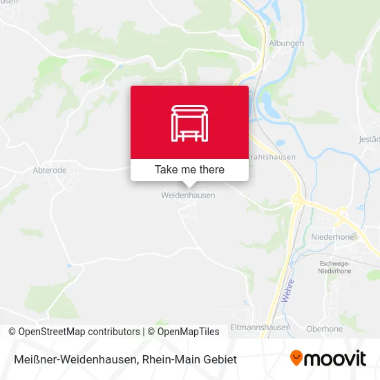 Карта Meißner-Weidenhausen