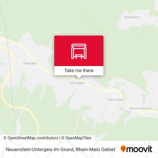 Карта Neuenstein-Untergeis Im Grund